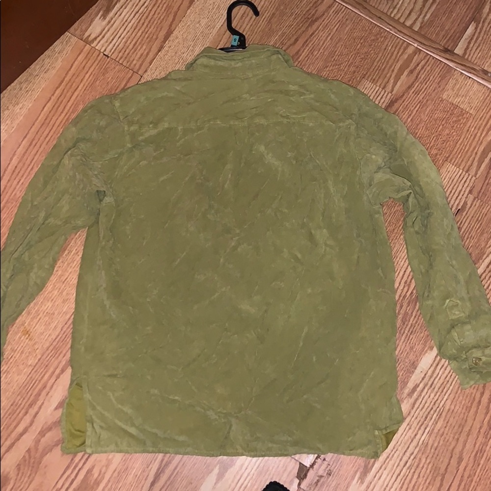Light Green Button down - Picture 2 of 3